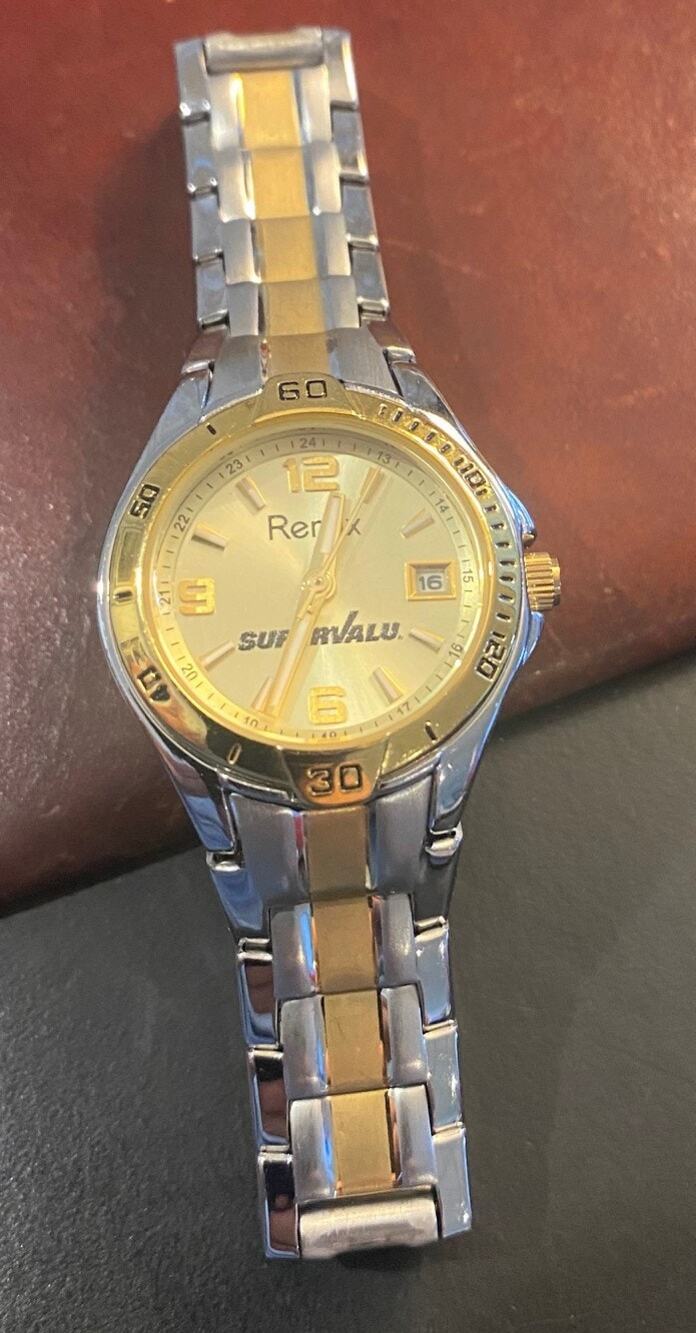 Women's 30mm Two Tone Remix Watch, SUPERVALU Corp Logo, All Stainless